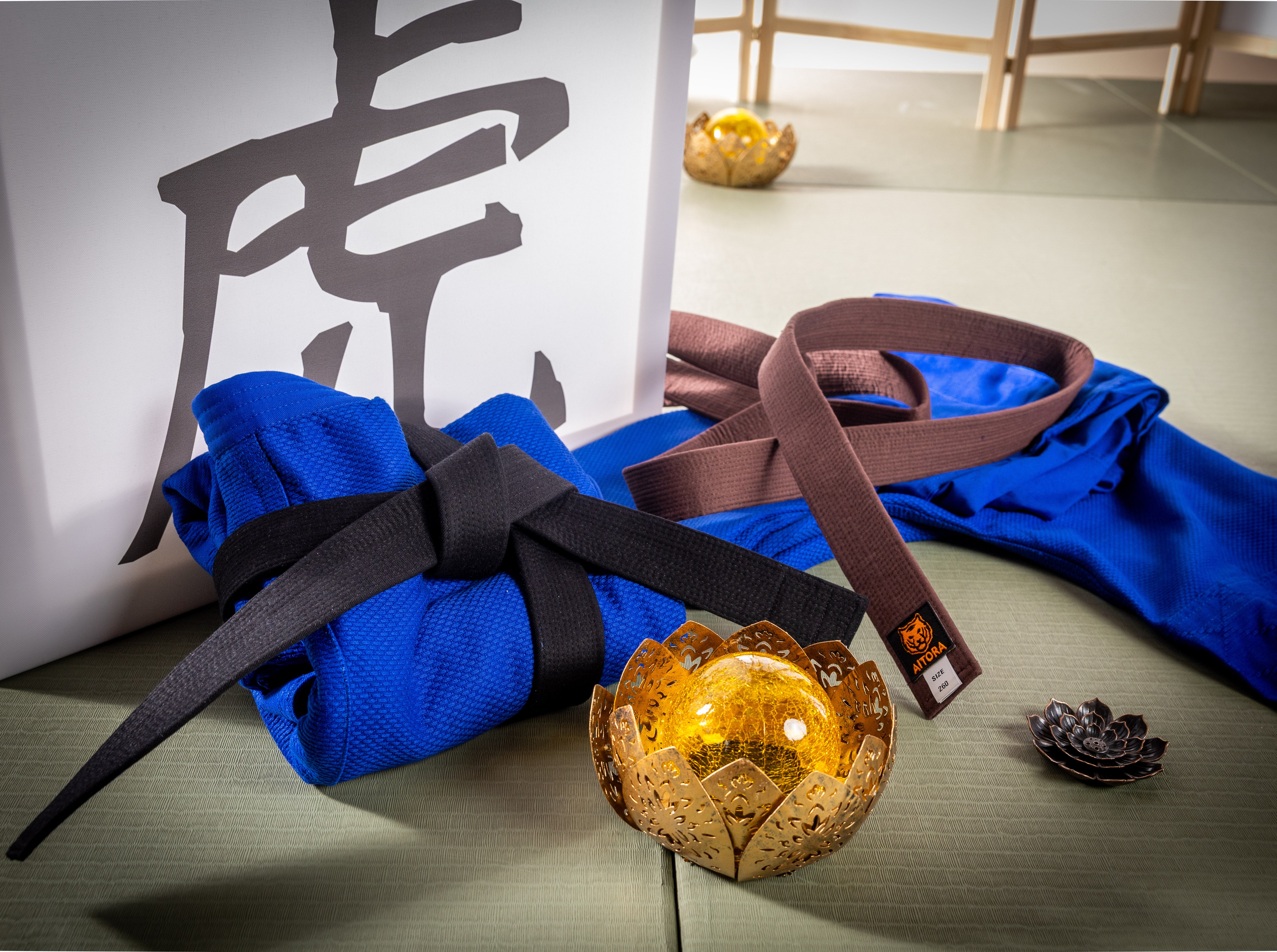 Judogürtel - Premium | schwarz | Wettkampfgürtel | 5,0 cm breit | Elite | True Domei | AITORA