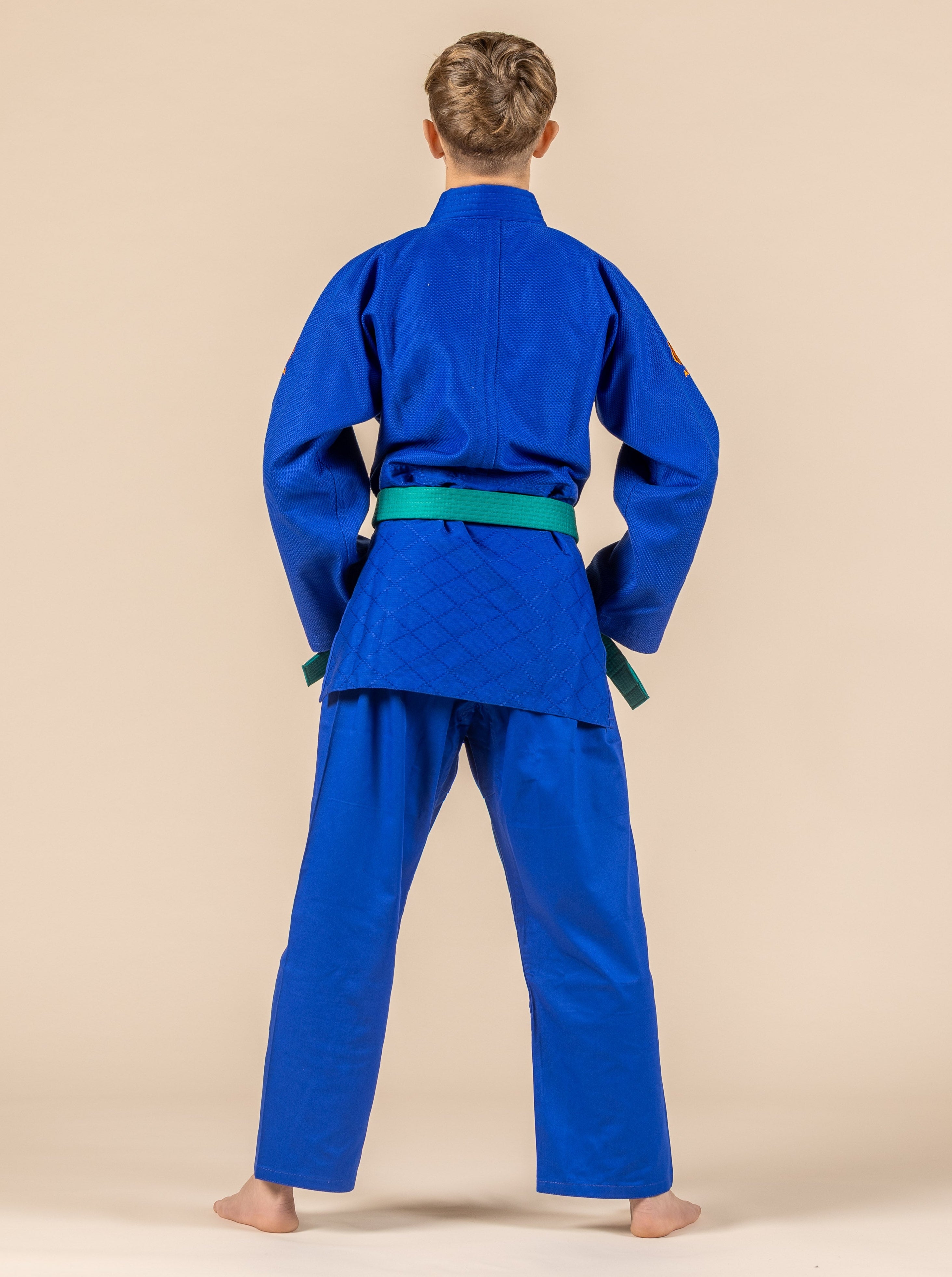 Judoanzug - weiß | blau | Fortgeschrittene | Kinder | Jugendliche | Erwachsene | 500 | Rise Keisei | AITORA