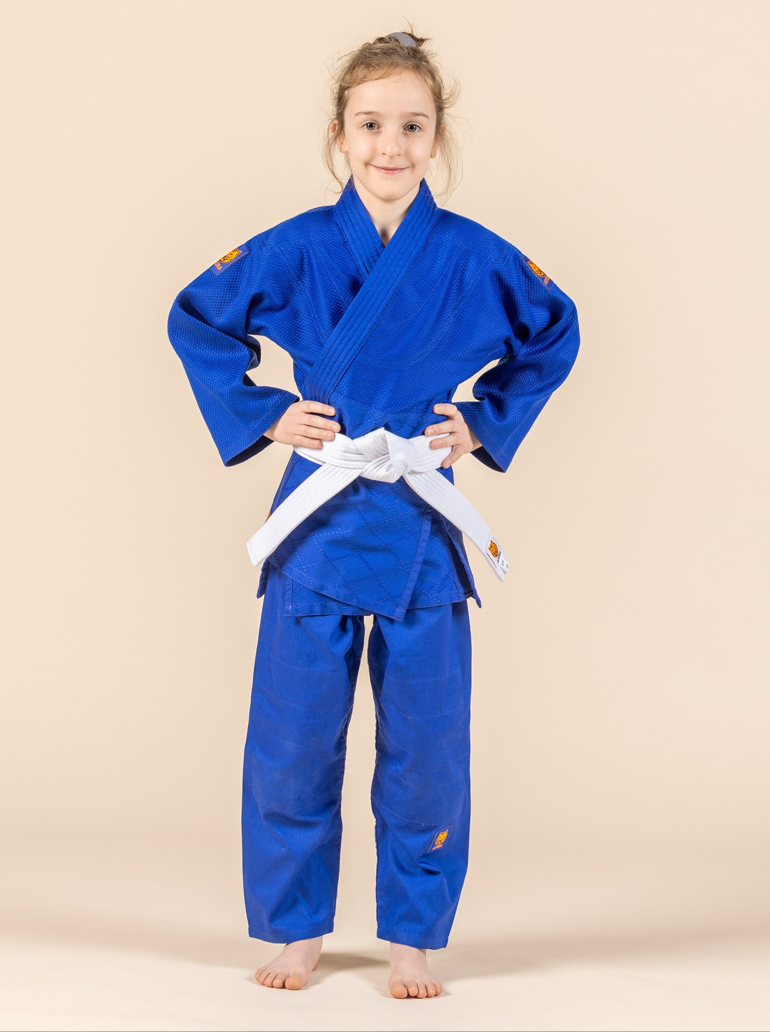 Judoanzug - weiß | blau | Einsteiger | Kinder | Jugendliche | 335 | Core Seishin | AITORA