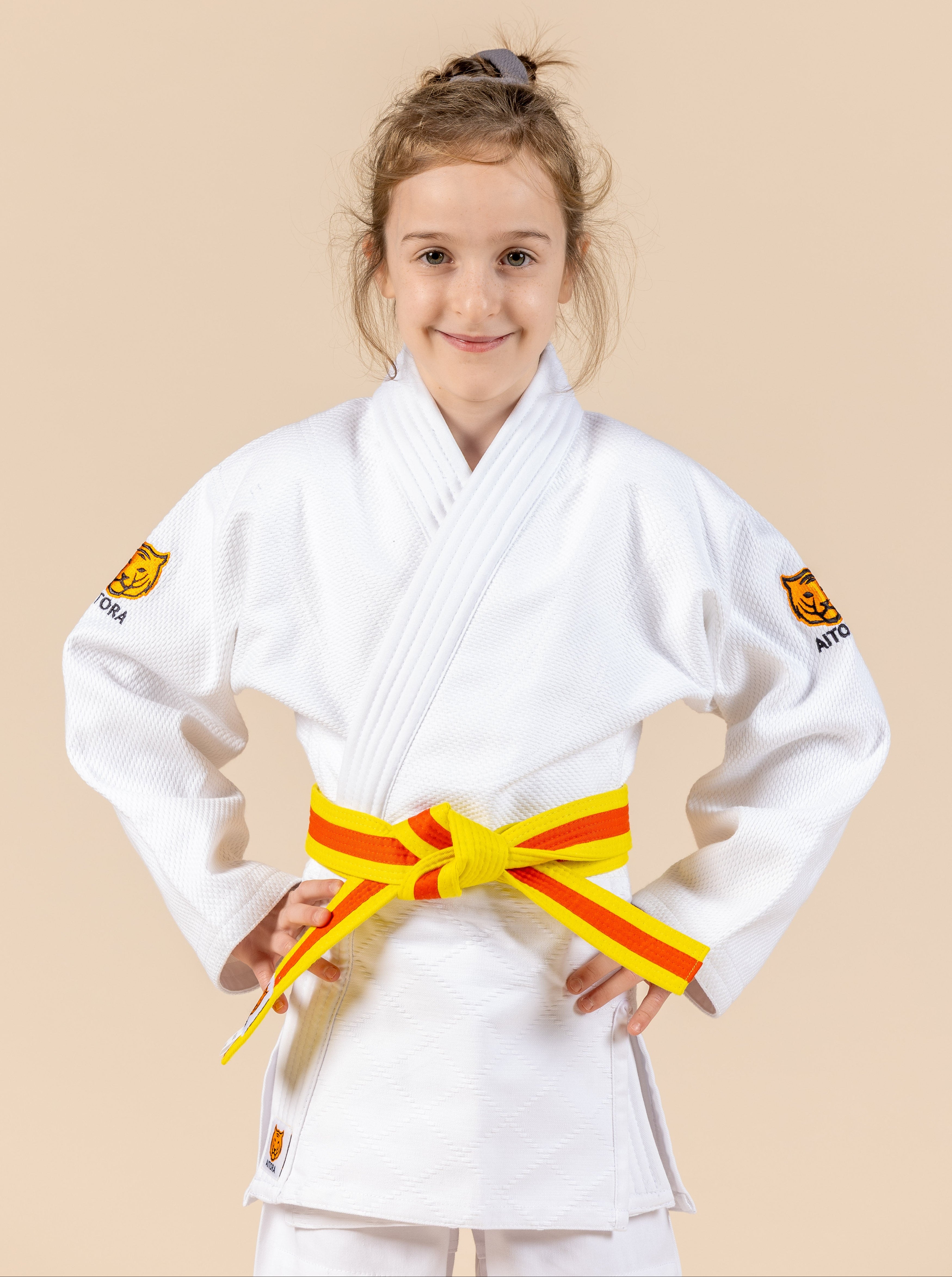 Judoanzug - weiß | blau | Fortgeschrittene | Kinder | Jugendliche | Erwachsene | 500 | Rise Keisei | AITORA