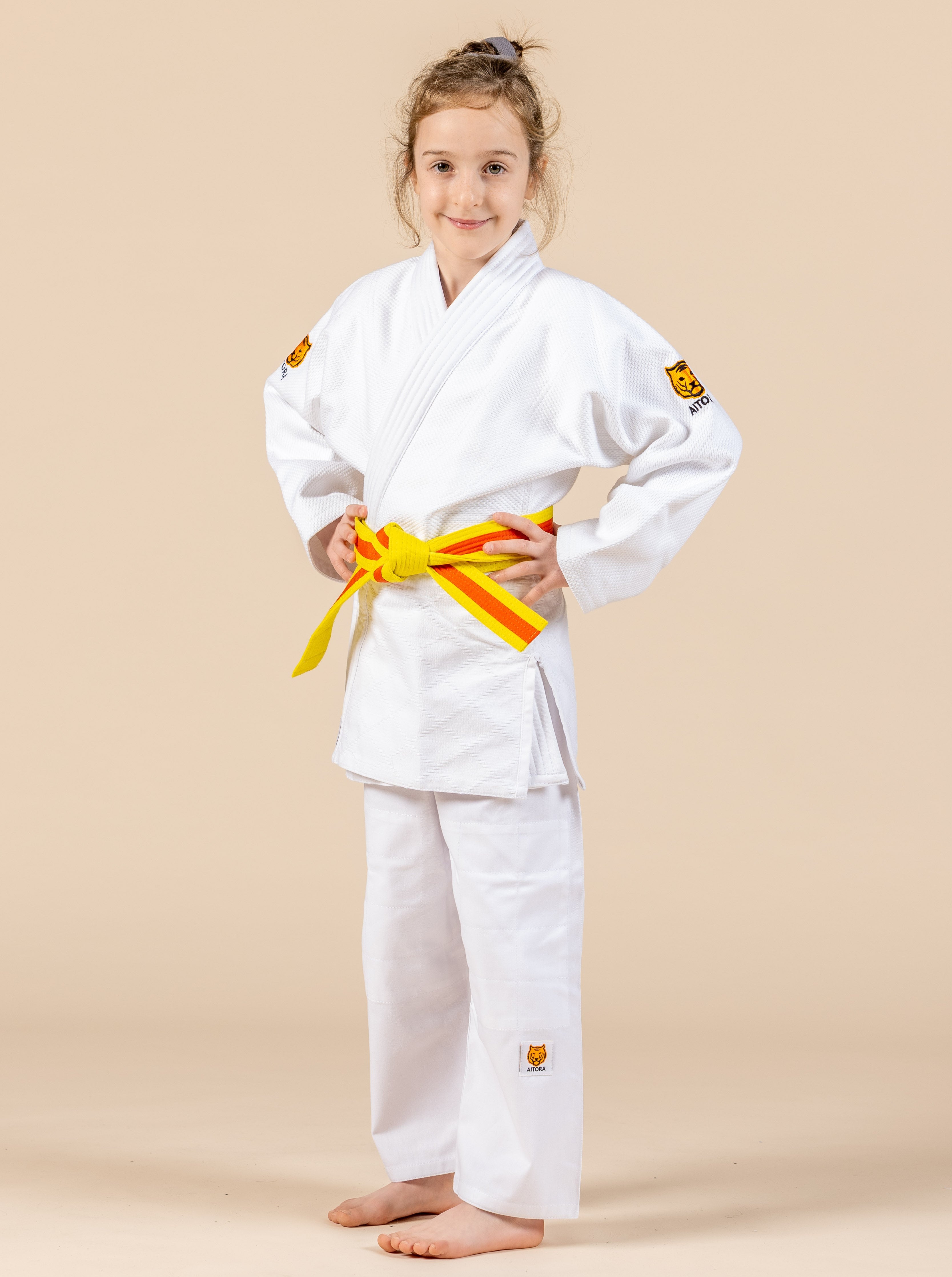 Judoanzug - weiß | blau | Fortgeschrittene | Kinder | Jugendliche | Erwachsene | 500 | Rise Keisei | AITORA