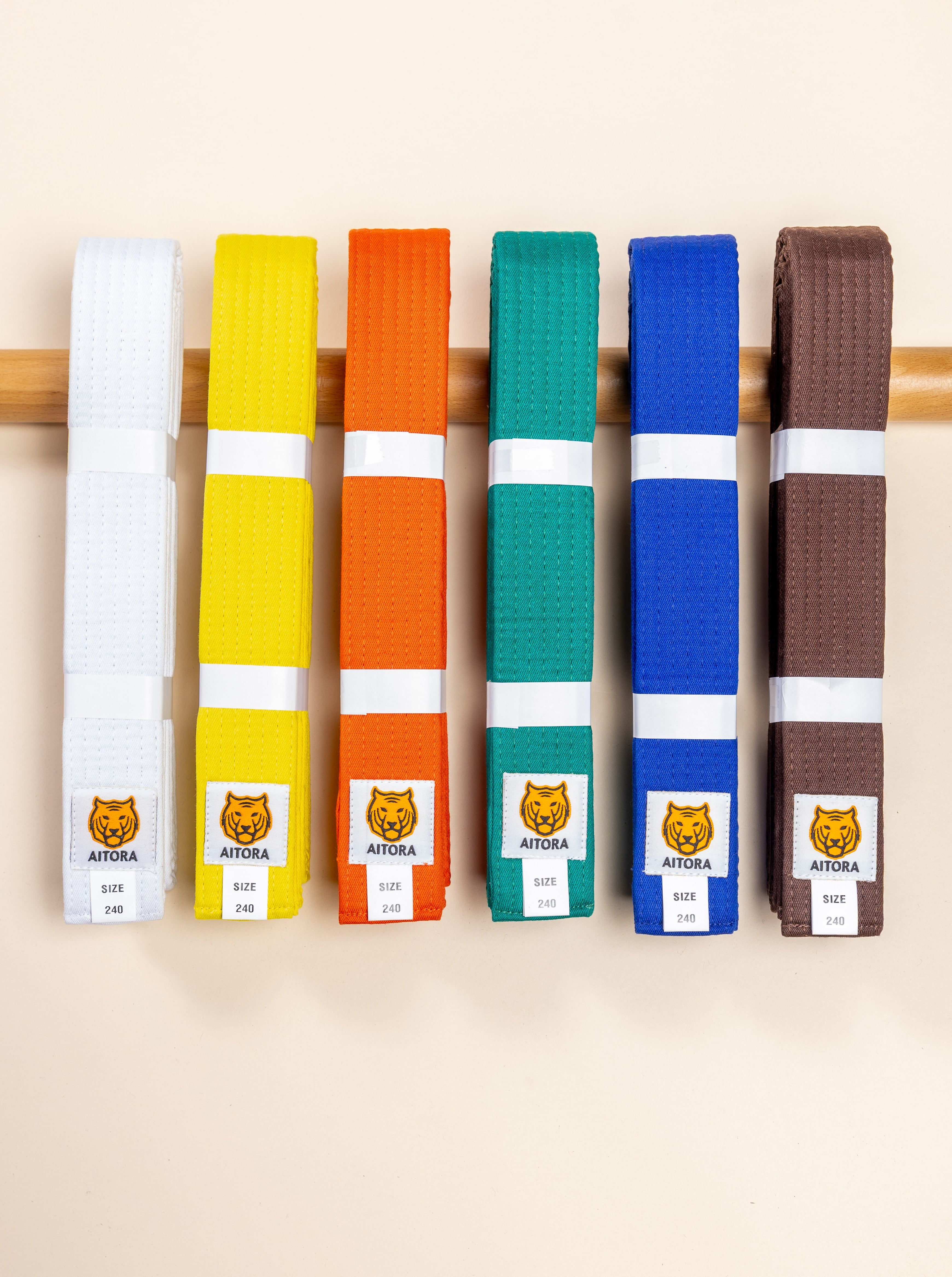 Judogürtel - Wettkampfgürtel | 4,5 cm breit | einfarbig | Strong Keiko | AITORA